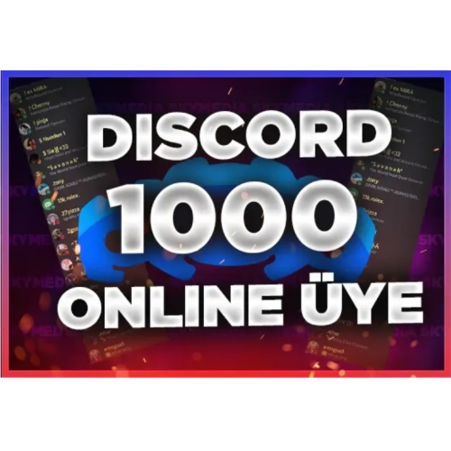  1000 Discord 724 Aktif Türk Üye - RESİMLİ